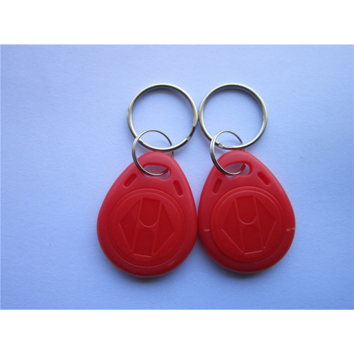 100 pcs EM4305 Copia Rewritable Writable Rewrite EM Keyfobs identificazione RFID Tag Key Card Ring 125KHZ Proximity Token Duplic