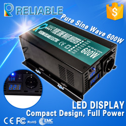 Digital LED Display Off Grid Solar Inverter 600W 12VVDC to 220VAC Pure Sine Wave Power Inverter Home Power Supply jr internation