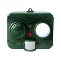 Humane Protective Black Ultrasonic Infrared Sound Flashlight Birds Repeller Driving Controller jr international - 3