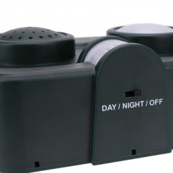 Umano protettivo nero ultrasuoni a infrarossi Sound Flashlight Uccelli Repeller Controllore di guida jr international - 5