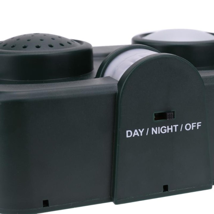 Humane Schutzmaßnahmen Schwarz Ultraschall Infrarot Sound Taschenlampe Vögel Repeller Driving Controller jr international - 5