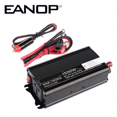 Digital LED Display Off Grid Solar Inverter 1500W 12VVDC to 220VAC Pure Sine Wave Power Inverter Home Power Supply tectake - 4