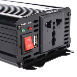 Digital LED Display Off Grid Solar Inverter 1500W 12VVDC to 220VAC Pure Sine Wave Power Inverter Home Power Supply tectake - 2