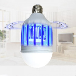 2 Mode E27 LED Mosquito Killer Bulb UV Electric Trap Lamp Light Insect Fly Pest Outdoor Indoor Greenhouse Restaurant Kitchen jr 