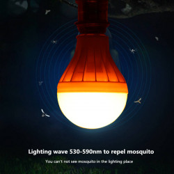 9W zanzara che uccide il bulbo della luce della lampadina Croci 530-590nm Bug di trappola di controllo di parassiti che respinge