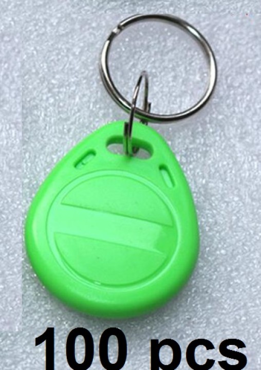100 pcs EM4305 Copy Rewritable Writable Rewrite EM ID keyfobs RFID Tag Key Ring Card 125KHZ Proximity Token Access Duplicate jr 
