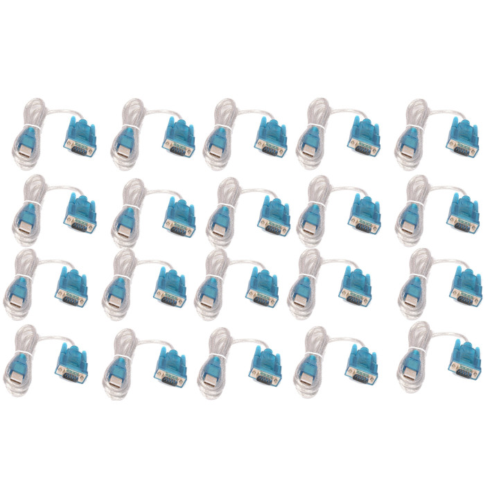 20 X Conversión serie usb cable 1,80 m cable-146/2 jr international - 1