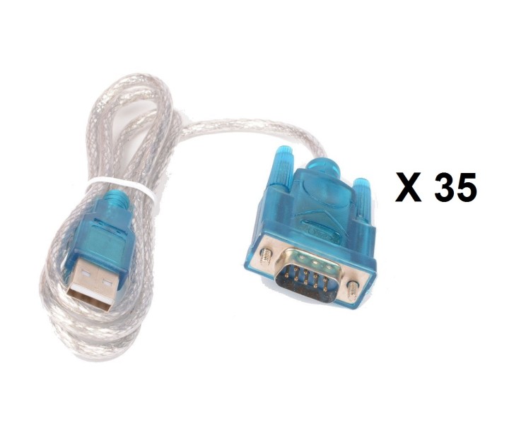 35 X Conversione seriale cavo usb 1,80 m cable-146/2 jr international - 1