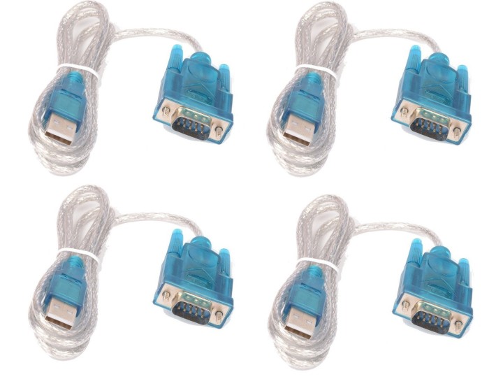 4 X Conversión serie usb cable 1,80 m cable-146/2 jr international - 1