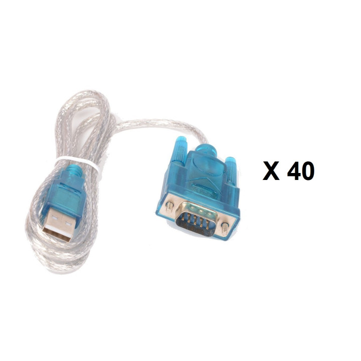 40 X Kabel usb-seriell-umwandlung 1,80 m cable-146/2 jr international - 1