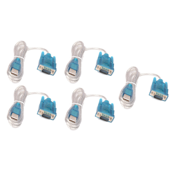 5 X Conversione seriale cavo usb 1,80 m cable-146/2 jr international - 1