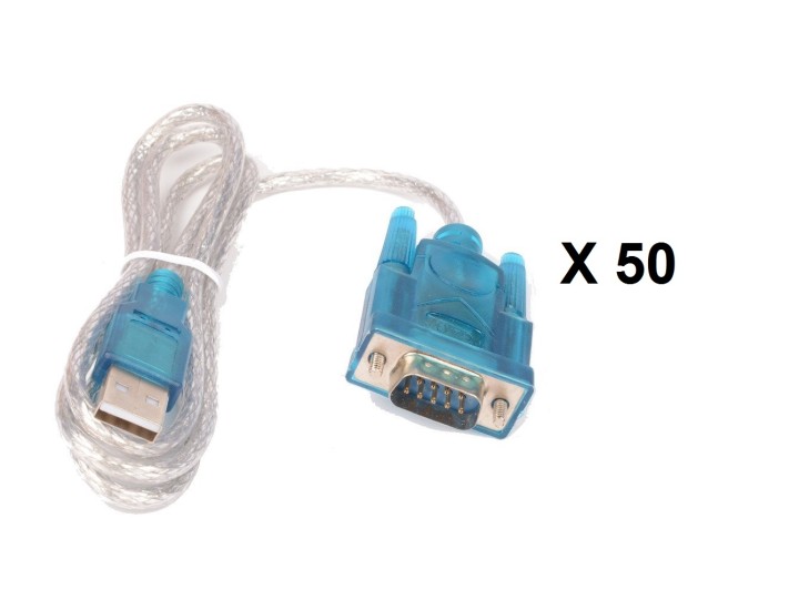 50 X Conversión serie usb cable 1,80 m cable-146/2 jr international - 1