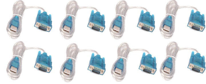 8 X Conversione seriale cavo usb 1,80 m cable-146/2 jr international - 1