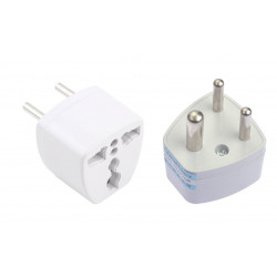 Power Converters Universal AU/US/UK to EU AC Wall Power Plug Socket Travel Converter Adapter eclats antivols - 1