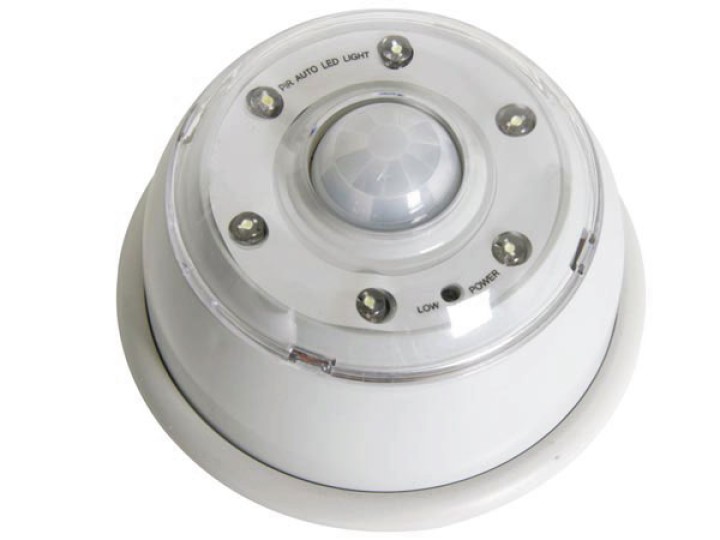 Sensore di movimento pir sensore di illuminazione a led lampada volumetrico zll404 cll404 radar a raggi infrarossi velleman - 2
