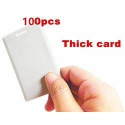 100 x 125KHz rfid T5577 Thick Card Access Control System card RFID Card rewritable jr international - 1