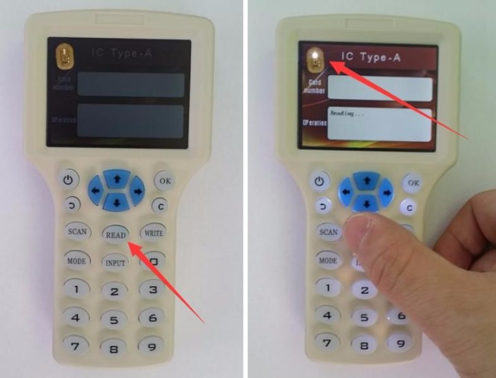 125khz /13.56mhz USB RFID Copier Reader Writer Cloner English 10 Frequency Smart Card RFID Duplicator for Access Control System 