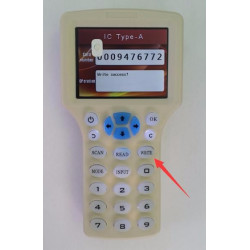 125khz /13.56mhz USB RFID copiadora lector Writer Cloner Inglés 10 frecuencia tarjeta inteligente RFID duplicador para el sistem