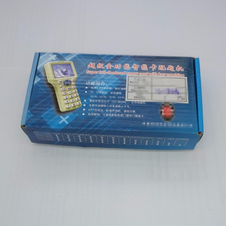 125khz /13.56mhz USB RFID Kopierer Leser Schriftsteller Kloner Englisch 10 Frequenz Smart Card RFID Duplicator für Access Contro