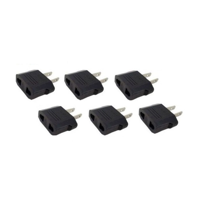 6 travel adapter plug us industry Canada francia euro-convertitore / giappone americano usa usa jr international - 4
