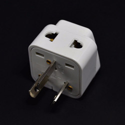 Travel power adapter with earth to go in china and australia new zealand jr international - 1