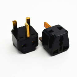 Universal US to UK Electrical AC Wall Plug Adapter gb plug to european , 1a  250vac