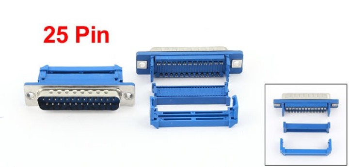 DB25 25 Pin Female Parallel IDC Crimpverbinder für Flachbandkabel jr international - 2