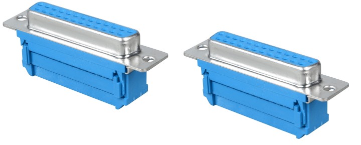 2 X DB25 25 pin Female D-SUB DB-25 Parallel Port IDC Flat Ribbon Cable Terminal Connector Adapter jr international - 1