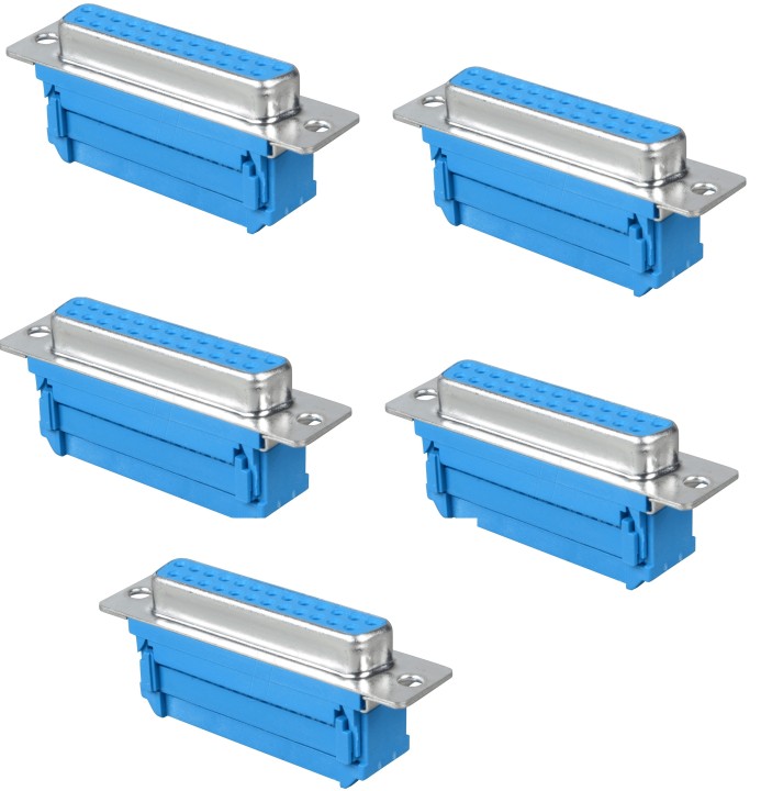 5 X DB25 25 pin Female D-SUB DB-25 Parallel Port IDC Flat Ribbon Cable Terminal Connector Adapter jr international - 1