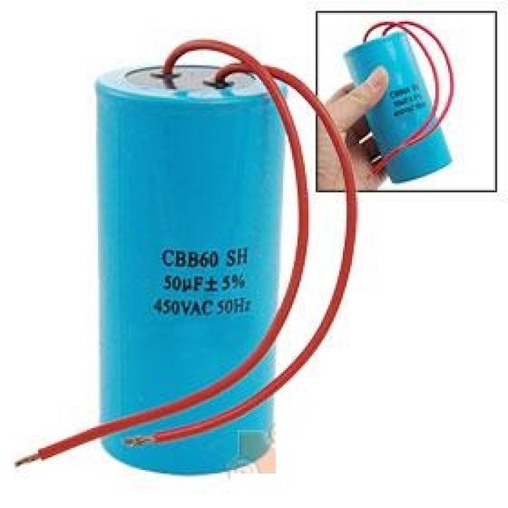 Condensador alambrico 50 mf micro farad 450v cable arranque motor motorizacion portico w9 11250 jr international - 4