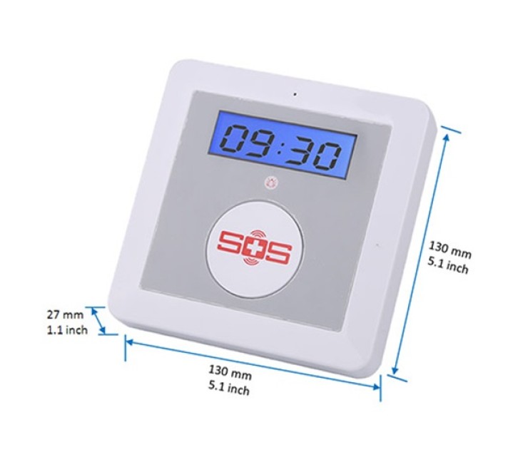 GSM 2g One-click Alarm System QUAD Band Emergency Call for help Worldwide with Intercom for Calling king pigeon - 1