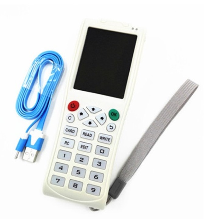 DWE CC RF Nfc palmare rfid scrittore copier duplicatore cloner em4100 125khz 13,56mhz frequenza jr international - 1