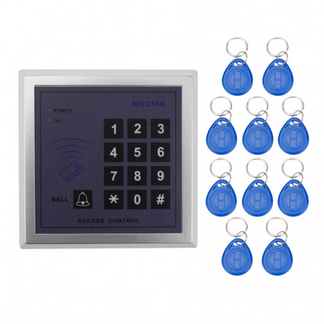 Home Security RFID 13.56mhz Proximity Entry Türschloss Access Control System mit 10pcs RFID Keys Key Fob jr international - 11