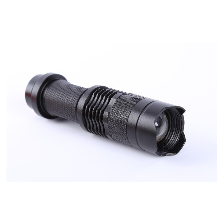 SK68 Q5 300-Lumen Lens LED Torcia portatile Torcia Flashlight LED lampada esterna Viaggi w / Red Light Stick jr international - 