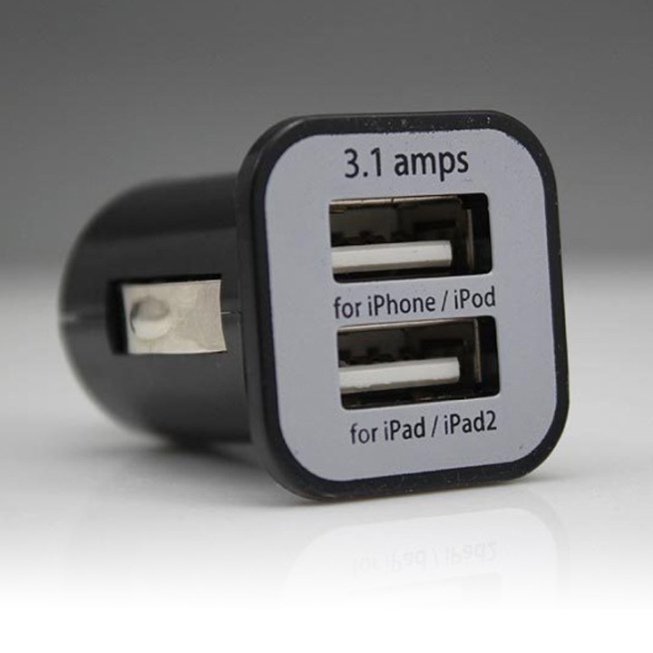 Car Usb Socket Universal Car 12V To 5V 3.1A GPS Mobile Phone USB Charger Power Adapter Car Charger Adapter New Auto ABS jr inter