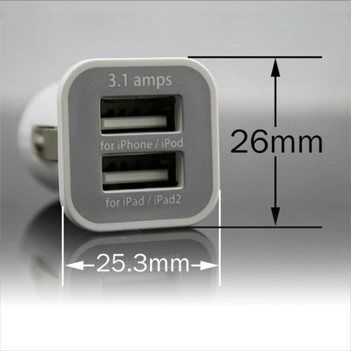 Auto Usb-Einfaßungs-Universalauto 12V zum 5V 3.1A GPS-Handy USB-Aufladeeinheits-Energien-Adapter-Auto-Aufladeeinheits-Adapter Ne