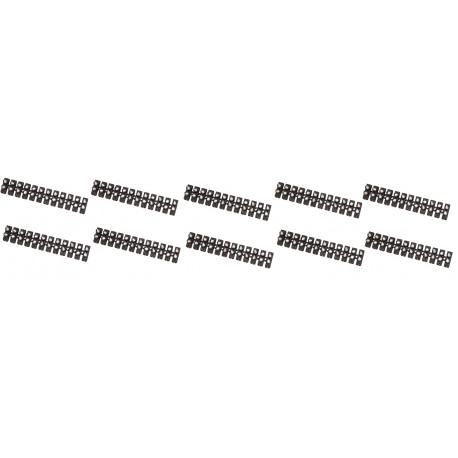 10 barrette 2,5 mm² 10a domino electrique connexion raccordement el-conn040b