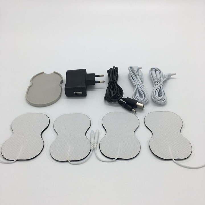 Salida de doble canal Estimulador del músculo del nervio del alivio del dolor EMS Tens Massager de la terapia del cuerpo Aparato