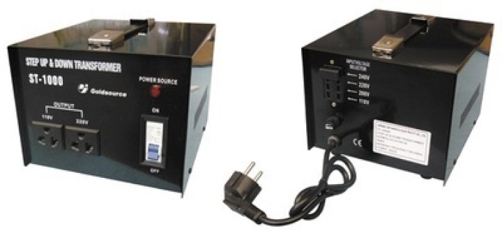 Convertitore elettrico cambia tensione 220 verso 110vca trasformatore 220v 110v 1000w corrente  adattatore converter jr internat