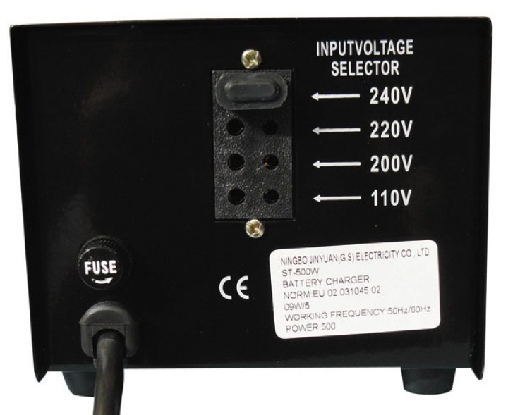 Electric converter 220 110vca 110v 500w 220v 100v 230v 115v 240v 120v jr international - 1