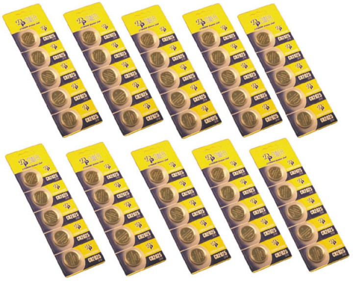 Pack 50 pila al litio 3v cr2025 alimentazione pile batterie alimentazione pile batterie pile litio pile bottoni pile bottone ali