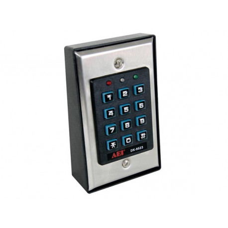 numeric keypad digital keypad alarm wired lock retro lighting haa85bln velleman - 1