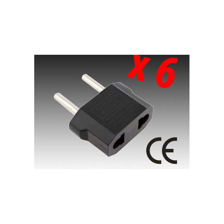 6 X Viaggi adattatore cina giappone canada noi del settore elettrico a spina euro-convertitore asia jr international - 1
