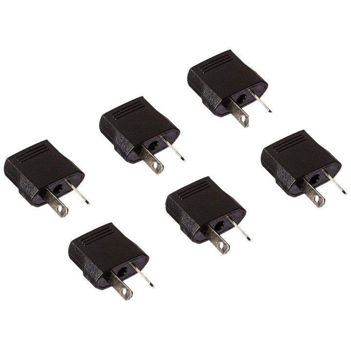 6 pcs adaptador de enchufe viaje plug power zona del euro australia china viajes asia argentina new zeland jr international - 2