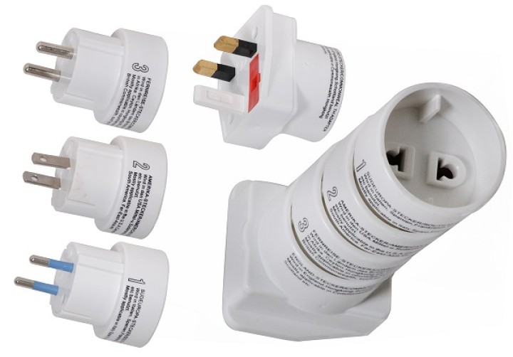 Adattatore elettrico multipresa eu gb eire america canada medio oriente paesi asiatici convertitore adattatore converter duolec 