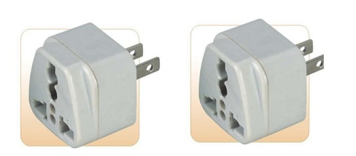 2 X Adaptador electrico 6a macho americano a hembra euro universal adaptadores conectores adaptadores adaptador convertidor jr i