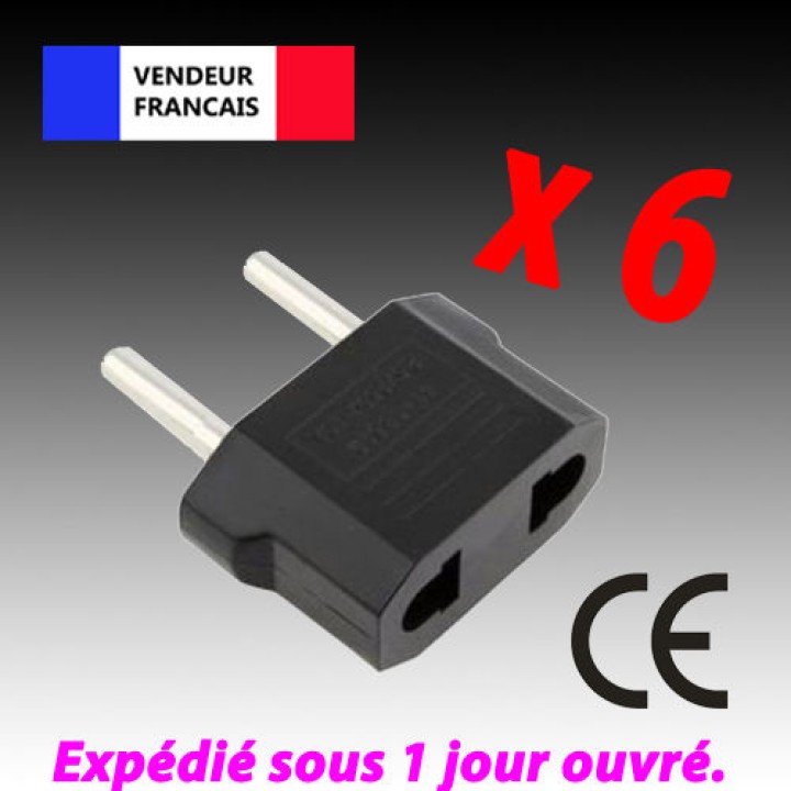 6 X Viaggi adattatore cina giappone canada noi del settore elettrico a spina euro-convertitore asia jr international - 1