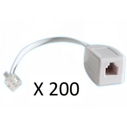 200 X  Rj11 sobretensiones en la línea telefónica como un fax / módem / adsl sobretensiones teléfono 3ka jr international - 1
