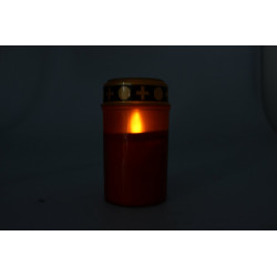 Pack 4 led candle cemetery jr international - 2