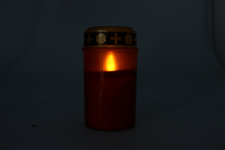 Pack 8 novena de la noche lamp led iluminacion ampulosa vela a pilas jr international - 1